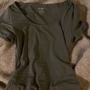 Pumiey scoop neck top